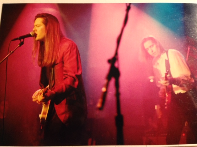 David with Eric Johnson - Austin 1993