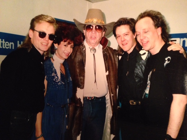 Buck Owens and Rosie Flores band