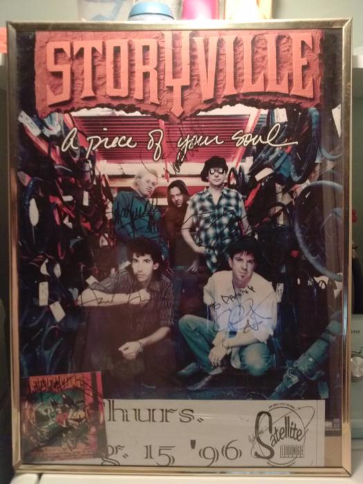 Storyville autographed poster